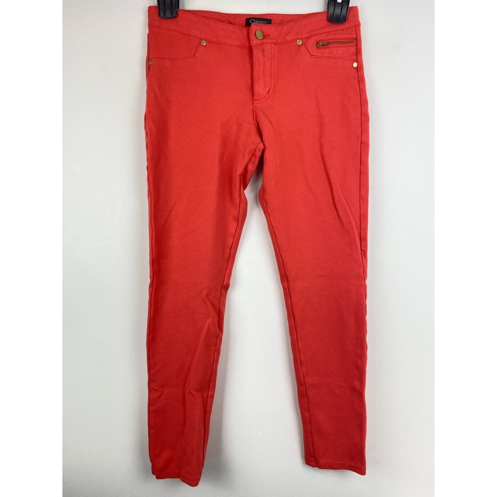 Ci Sono size Large Women’s Orange Red Leggings Pants